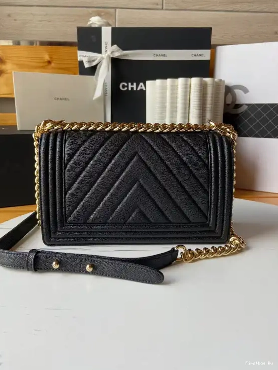 First Bag Ru 25CM BAG 20CM BOY CHANEL 0531